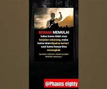 Berani Memulai Berani Mengakhiri